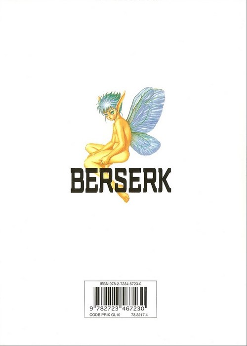 Verso de l'album Berserk 32