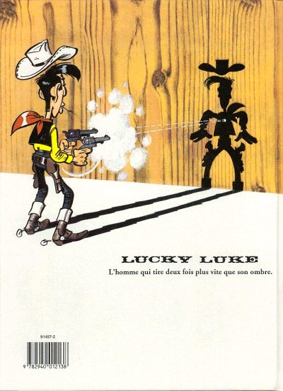 Verso de l'album Lucky Luke Tome 61 Chasse aux fantômes