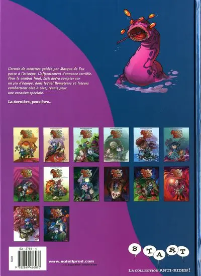 Verso de l'album Monster Allergy Tome 14 De nouveau réunis