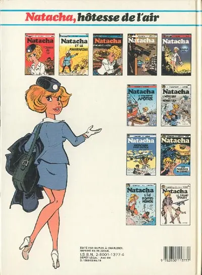 Verso de l'album Natacha Tome 12 Les culottes de fer