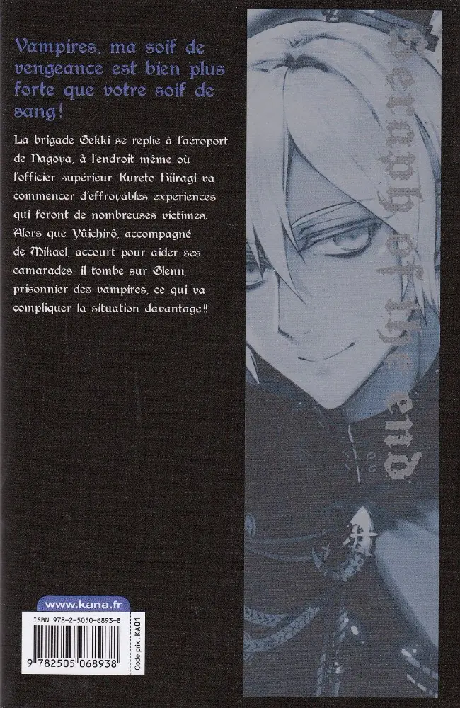 Verso de l'album Seraph of the End 11