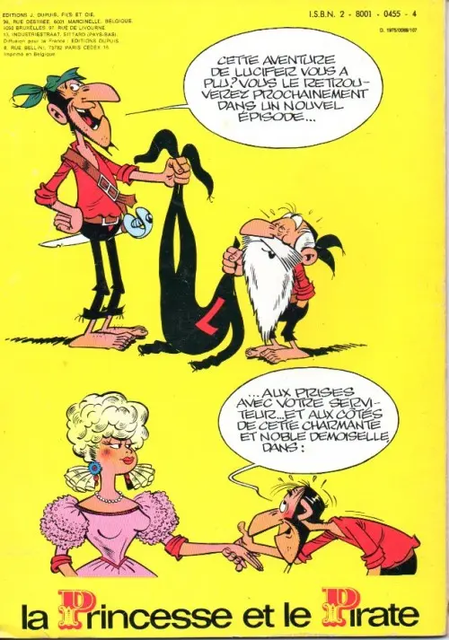 Verso de l'album Le Vieux Nick et Barbe-Noire Tome 19 Sous la griffe de Lucifer