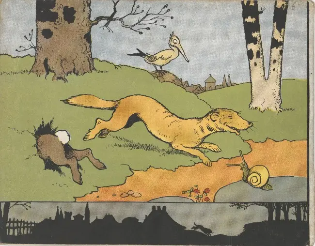 Verso de l'album Le furet du bois