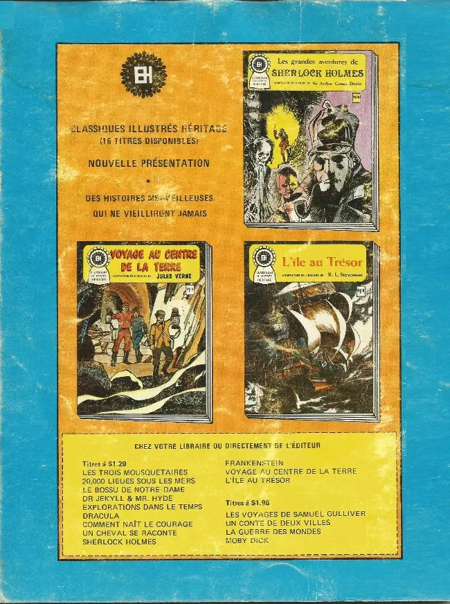 Verso de l'album Classiques illustrés Tome 21 La Guerre des Mondes