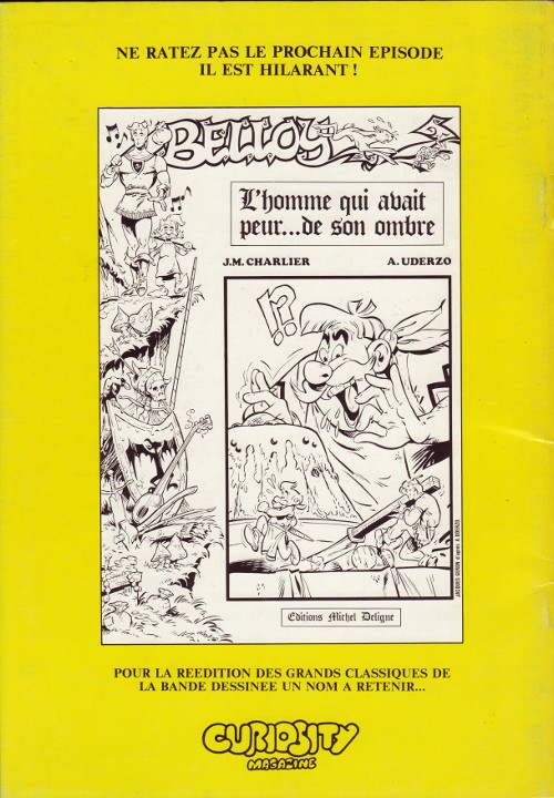 Verso de l'album Belloy Tome 3 Le baron maudit