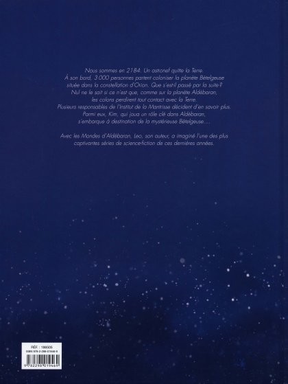Verso de l'album Bételgeuse L'Intégrale 1/2 La planète / Les survivants