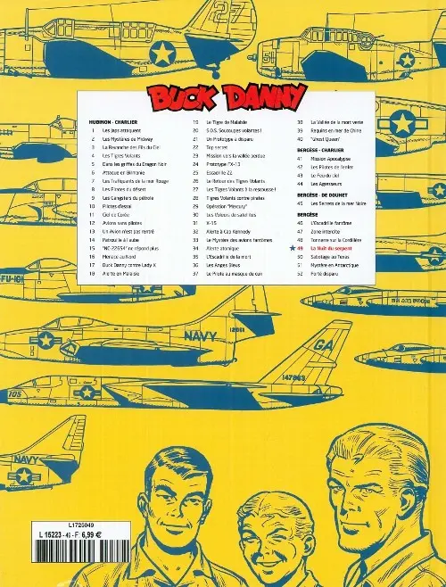 Verso de l'album Buck Danny Tome 49 La nuit du serpent