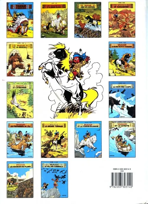 Verso de l'album Yakari Tome 14 Le vol des corbeaux