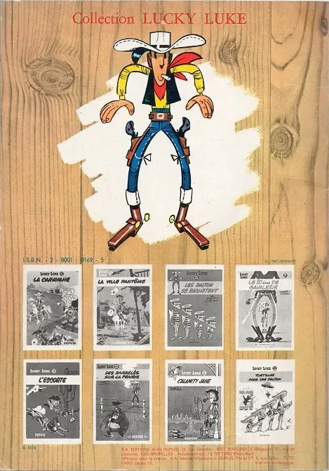 Verso de l'album Lucky Luke Tome 31 Tortillas pour les Dalton