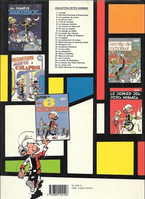 Verso de l'album Les Petits hommes Tome 3 Les guerriers du passé