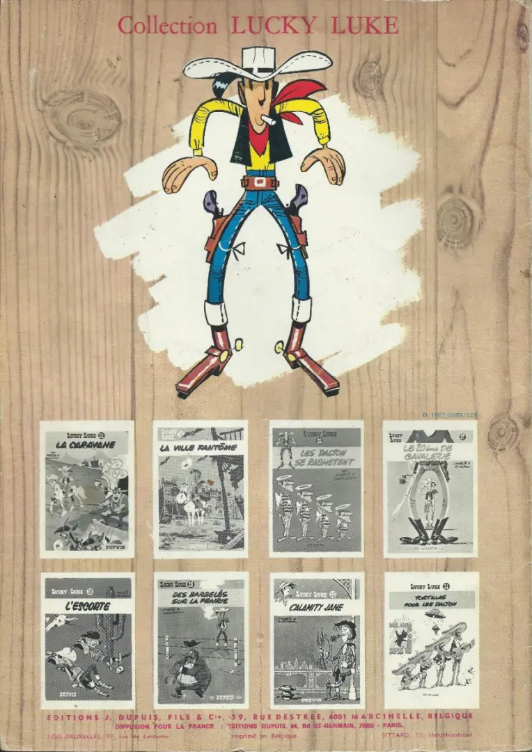 Verso de l'album Lucky Luke Tome 2 Rodéo