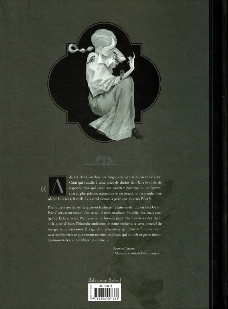 Verso de l'album Peer Gynt Acte I