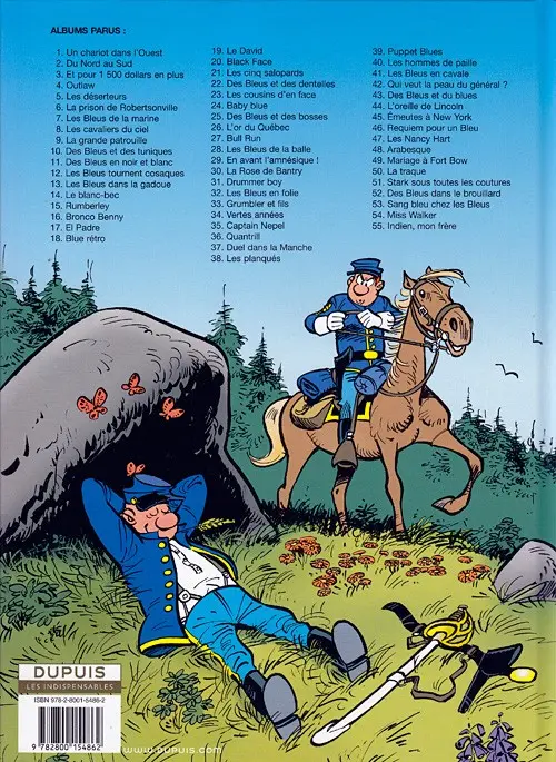 Verso de l'album Les Tuniques Bleues Tome 16 Bronco Benny