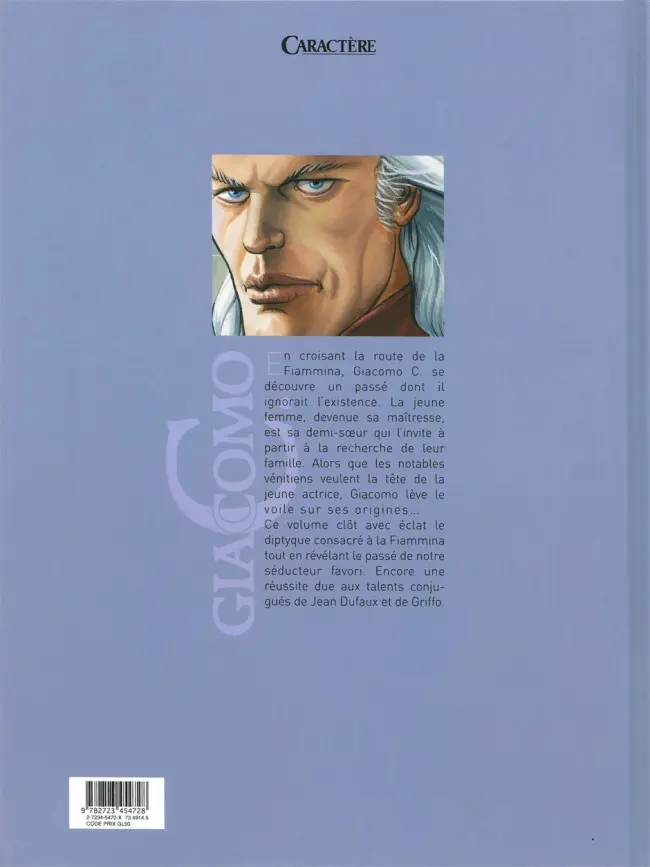 Verso de l'album Giacomo C. Tome 13 La fuite