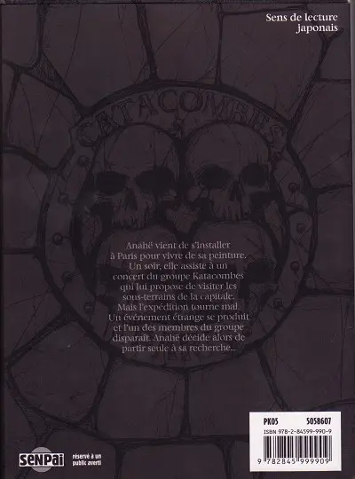Verso de l'album Catacombes Vol. 1