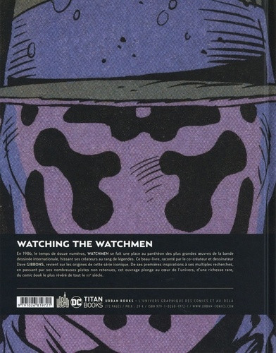Verso de l'album Watchmen (Les Gardiens) Watching the Watchmen