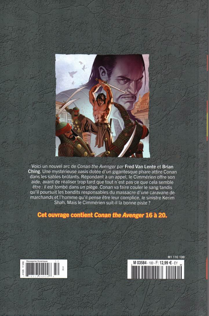 Verso de l'album The Savage Sword of Conan - La Collection Tome 100 L'Oasis sanglante
