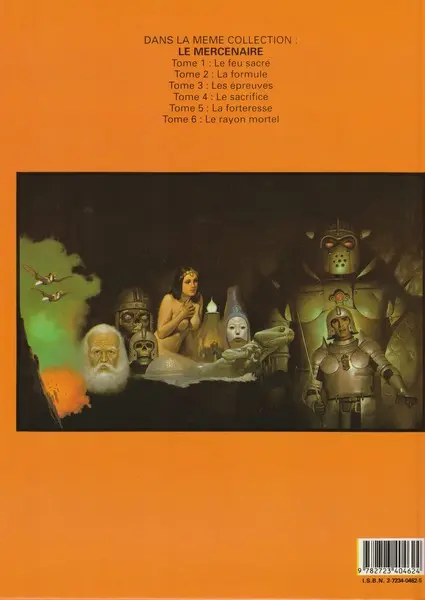Verso de l'album Le Mercenaire Tome 3 Les épreuves