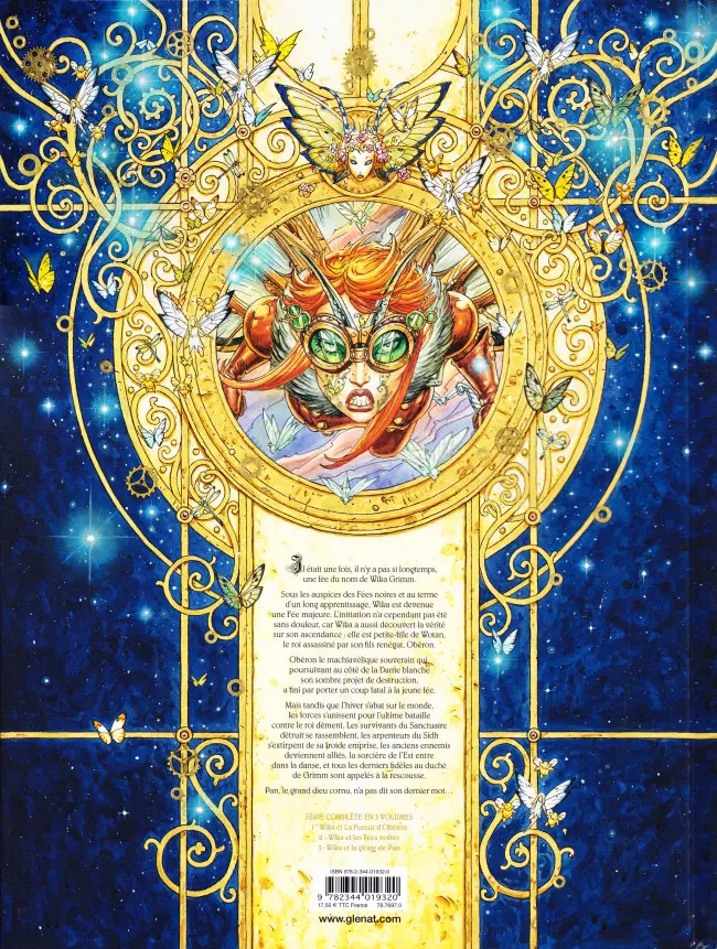 Verso de l'album Wika Tome 3 Wika et la Gloire de Pan