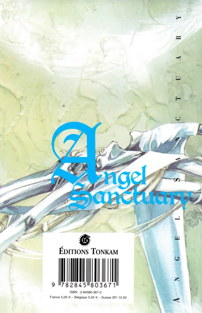 Verso de l'album Angel Sanctuary 2