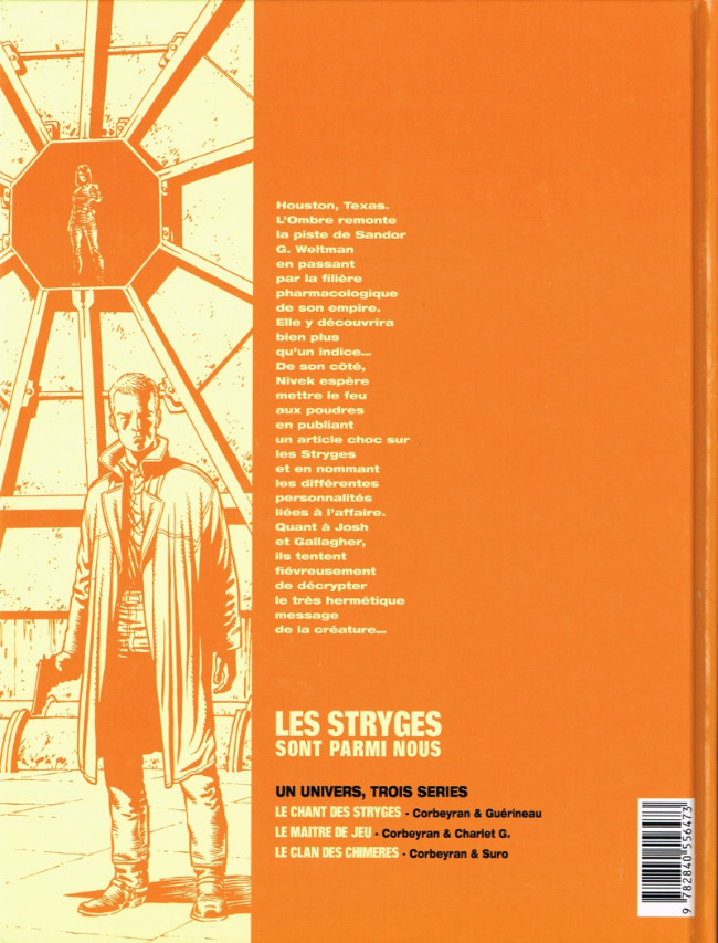 Verso de l'album Le Chant des Stryges Tome 5 Vestiges