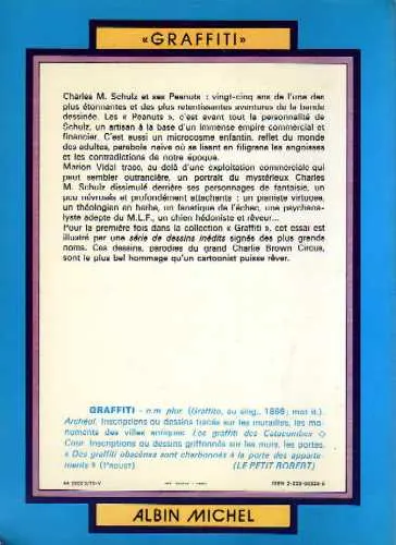 Verso de l'album Monsieur Schulz et ses Peanuts