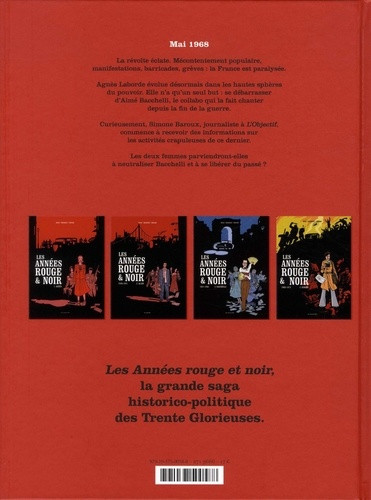 Verso de l'album Les Années rouge & noir Tome 4 Simone