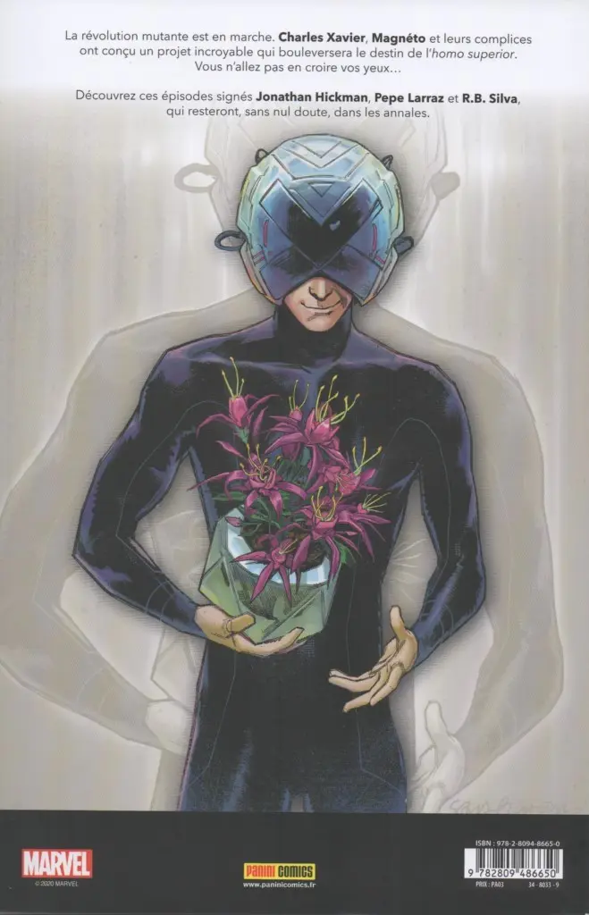 Verso de l'album House of X - Powers of X 1/4 Le Dernier Rêve du Professeur X