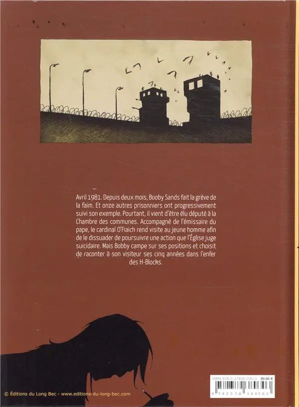 Verso de l'album Long kesh Bobby sands et l'enfer irlandais