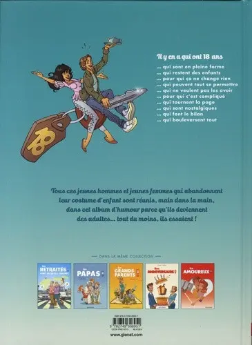 Verso de l'album 18 ans en BD !