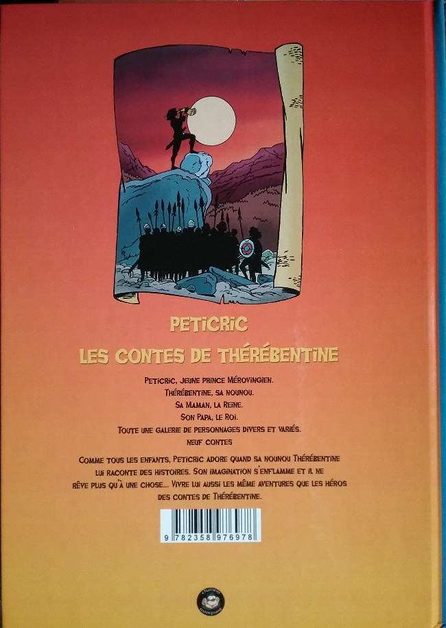 Verso de l'album Peticric Les Contes de Thérébentine