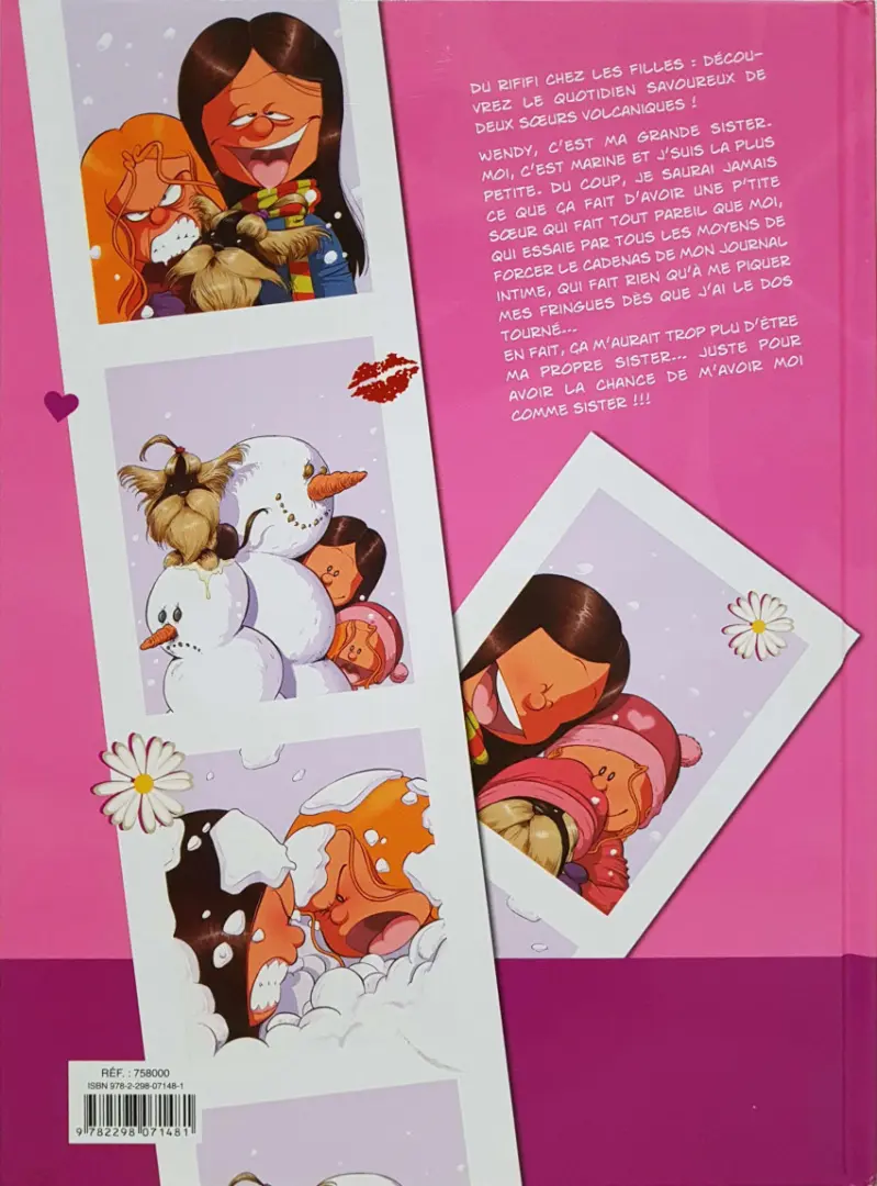 Verso de l'album Les Sisters Tome 4 C'est nikol crème !