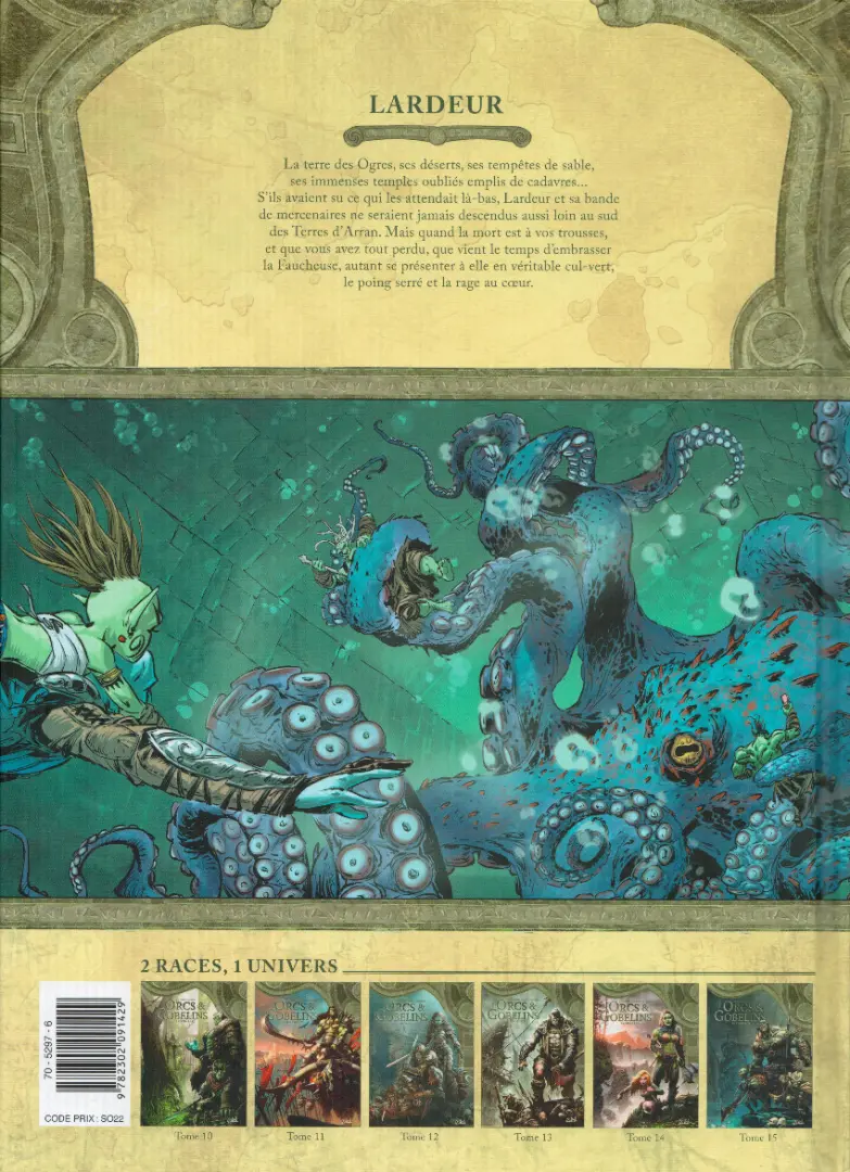 Verso de l'album Orcs & Gobelins Tome 15 Lardeur