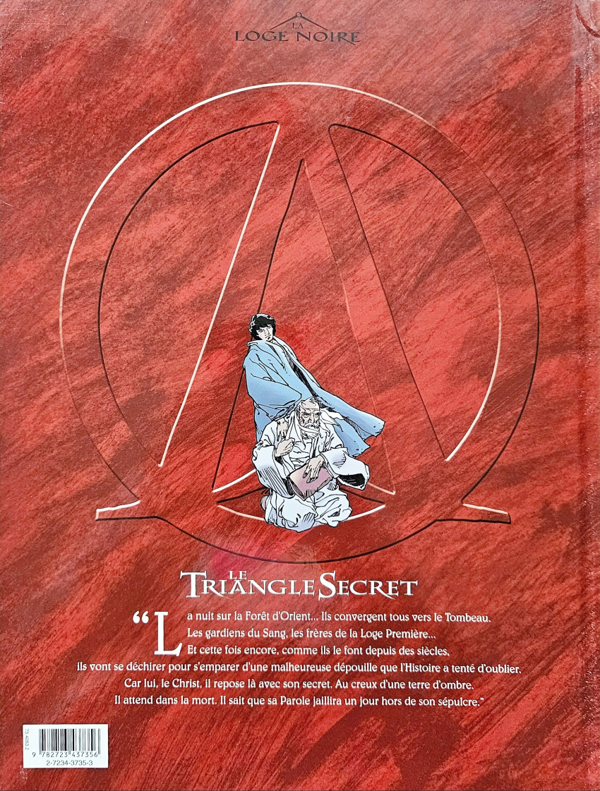 Verso de l'album Le Triangle secret Tome 6 La parole perdue