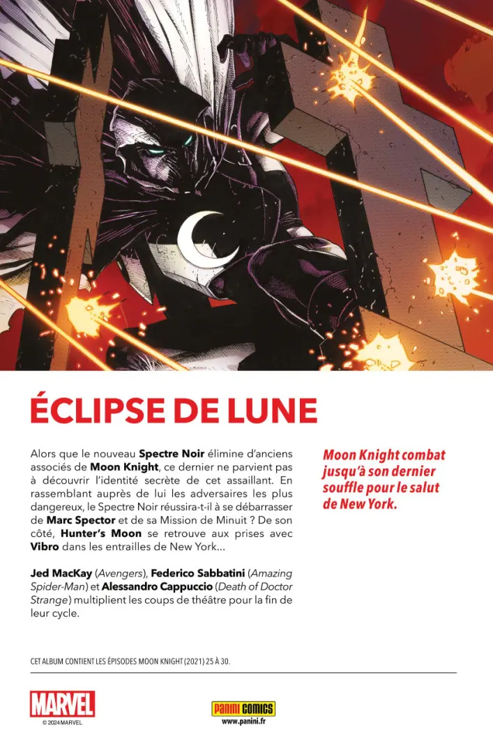 Verso de l'album Miles Morales - Spider-Man 2 Mauvais Sang