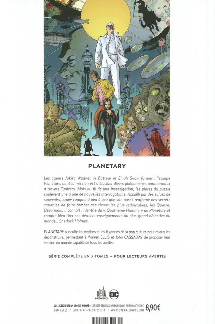 Verso de l'album Planetary Tome 2