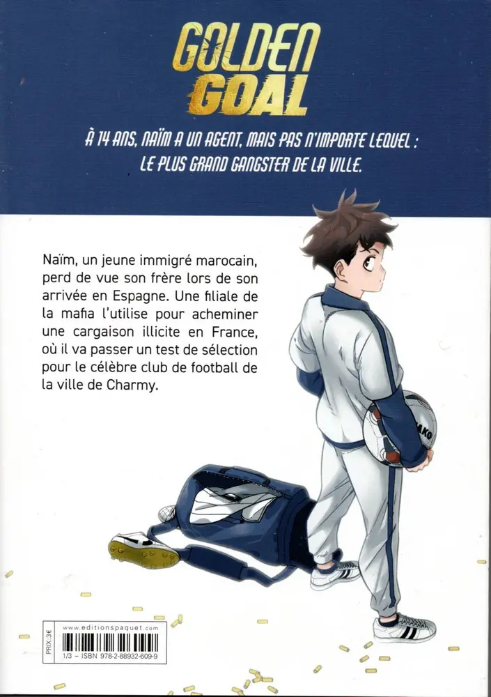 Verso de l'album Golden Goal 1
