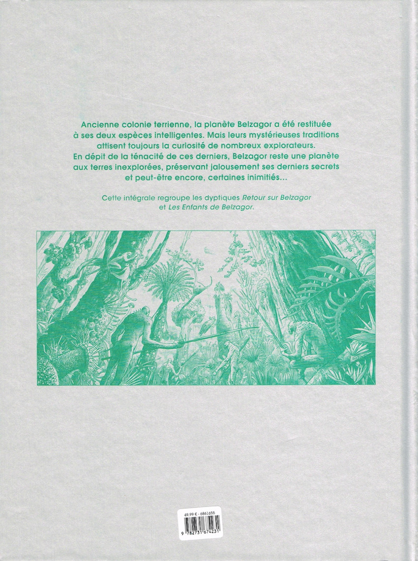 Verso de l'album Retour sur Belzagor Belzagor