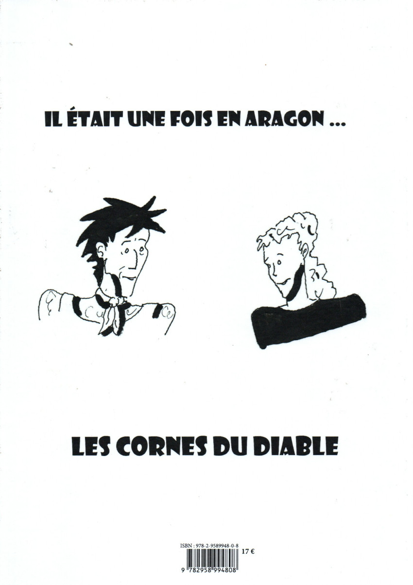 Verso de l'album Les cornes du diable