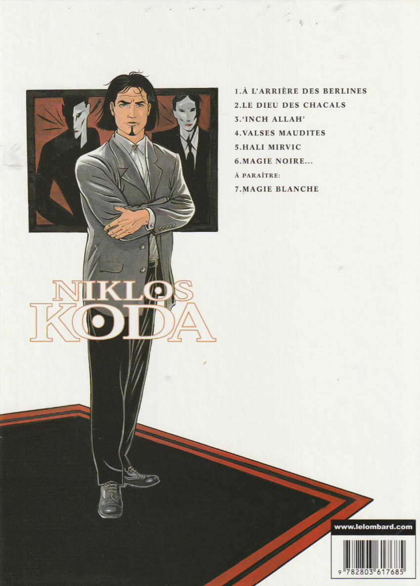 Verso de l'album Niklos Koda Tome 4 Valses maudites