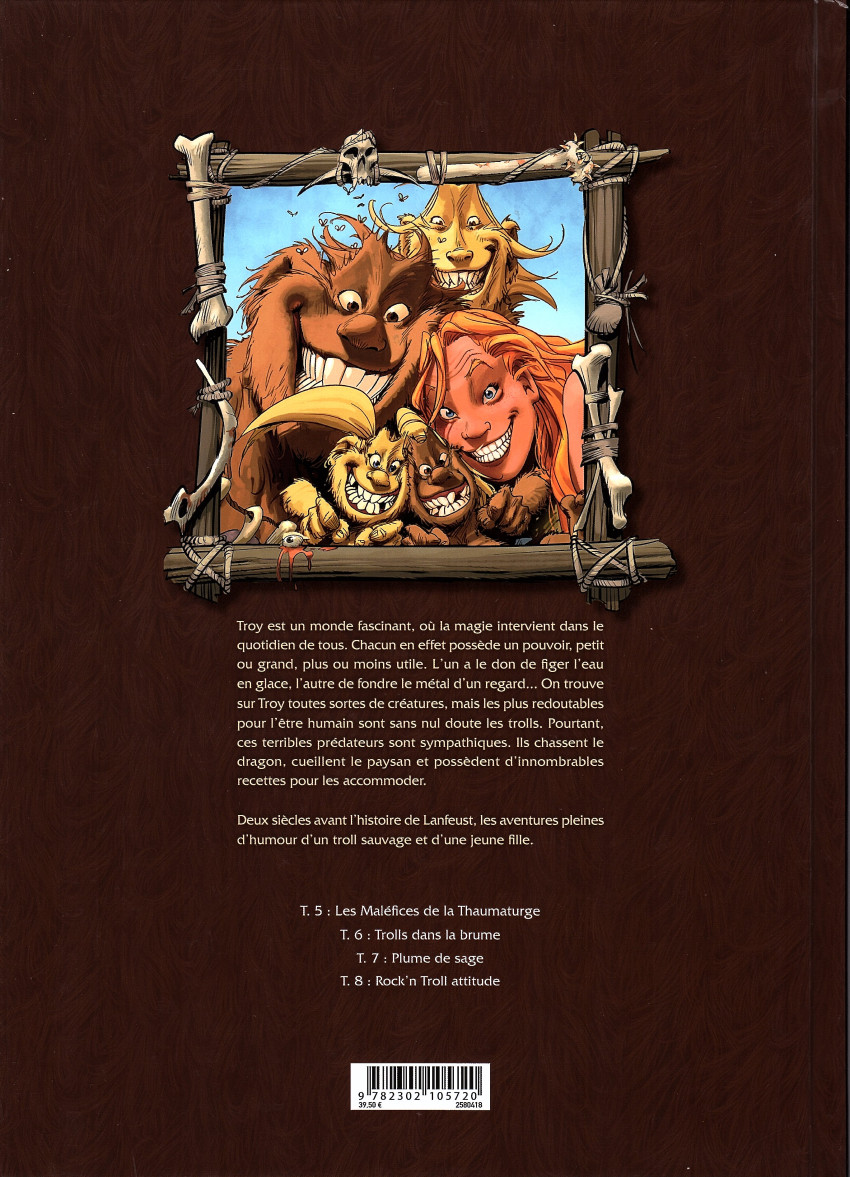 Verso de l'album Trolls de Troy Intégrale T. 5 à 8