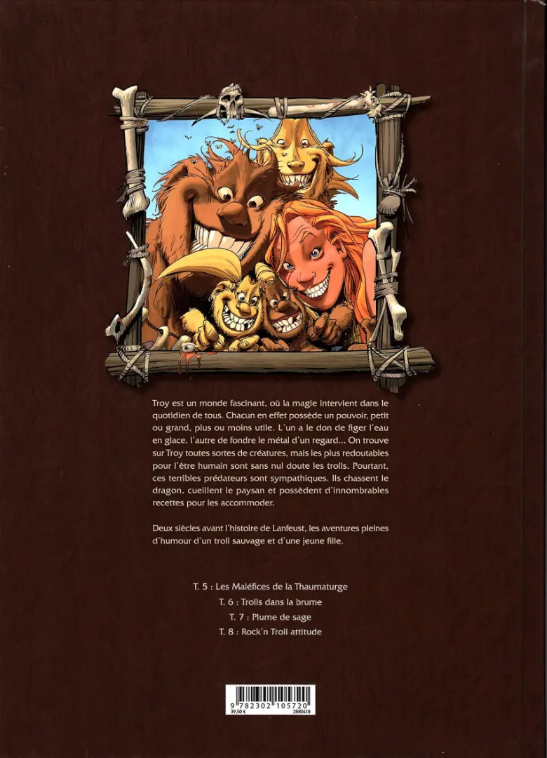 Verso de l'album Trolls de Troy Intégrale T. 5 à 8