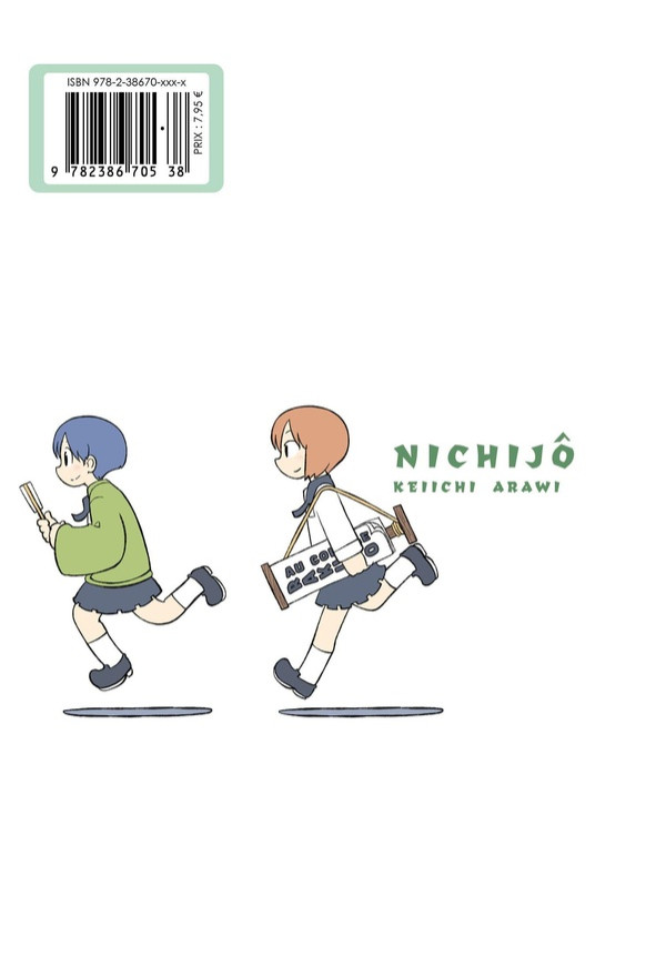 Verso de l'album Nichijô - Récits du quotidien (8)