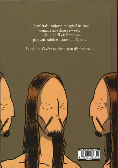 Verso de l'album D'Artagnan Journal d'un cadet