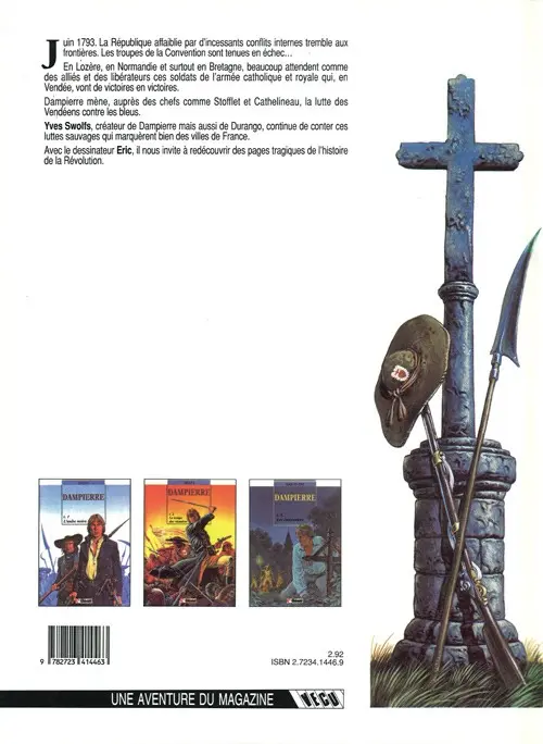 Verso de l'album Dampierre Tome 3 Les émissaires