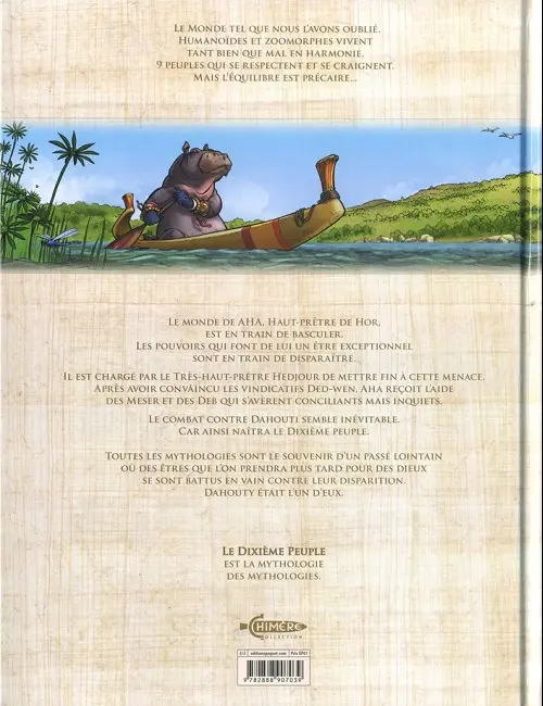 Verso de l'album Le Dixième peuple Tome 2 Dahouty