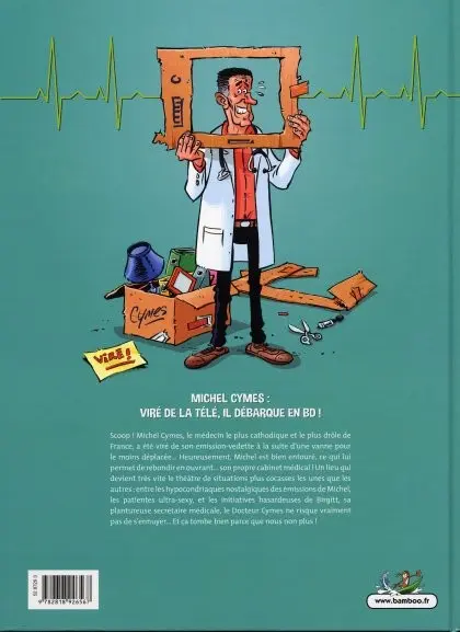 Verso de l'album Docteur Cymes Tome 1 La Vanne de trop...