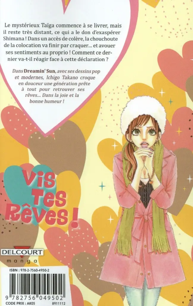 Verso de l'album Dreamin' Sun : Vis tes Rêves ! Delcourt 5