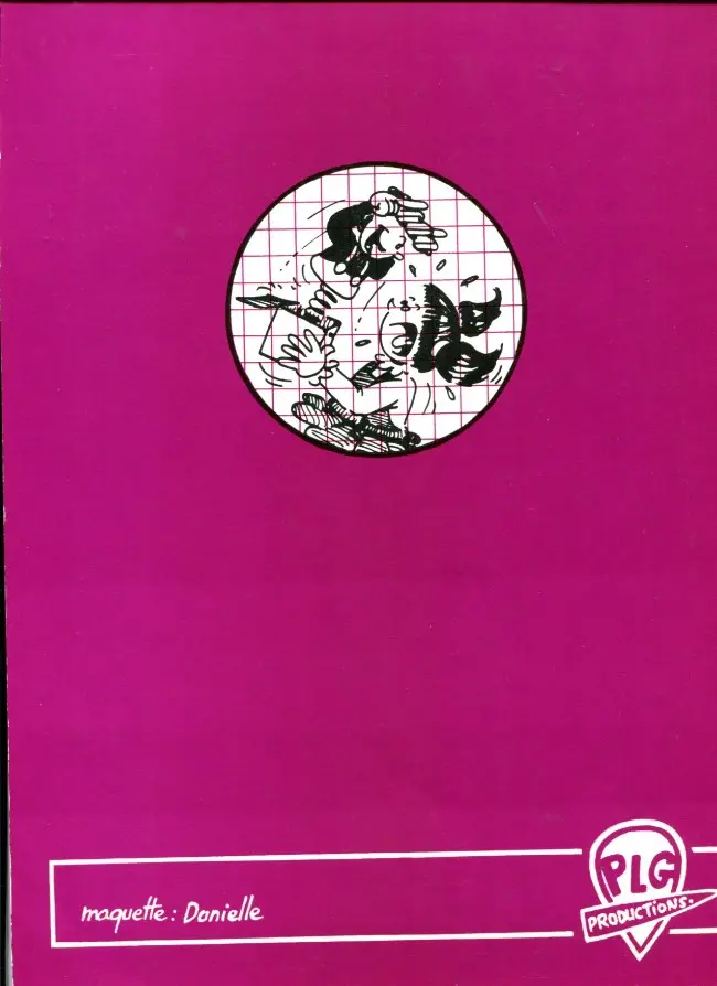 Verso de l'album Enfantillages