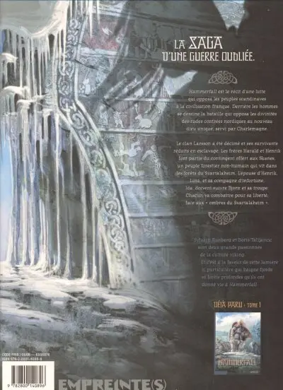 Verso de l'album Hammerfall Tome 2 Les ombres du Svartalaheim